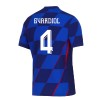 Maillot de Supporter Croatie Gvardiol 4 Extérieur Euro 2024 Pour Enfant